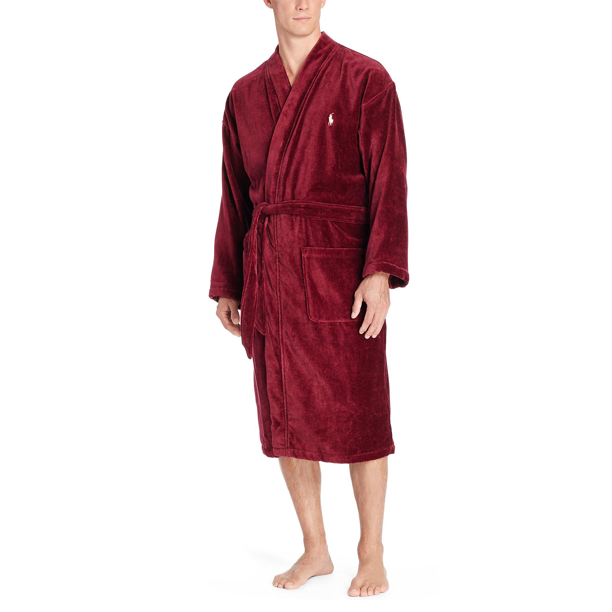 ralph lauren men's robe with hood